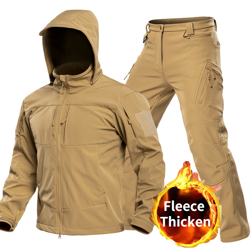 Outdoor Sport Jacket - Outdoor Tactical Softshell Suit for Men