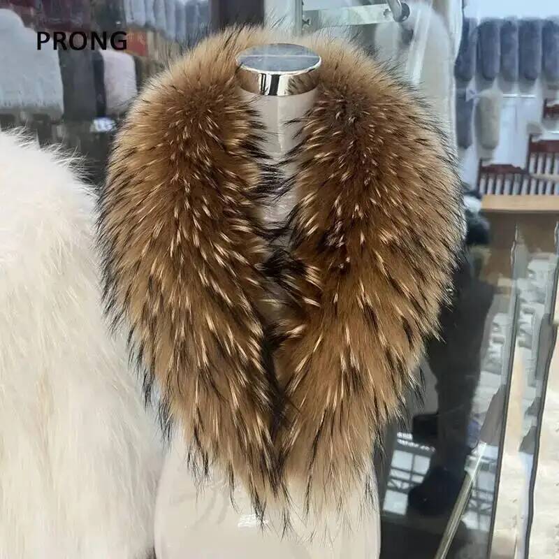 Natural Raccoon Fur Collar Rea - огляд і ціна Outdoor Sport Winter Jacket