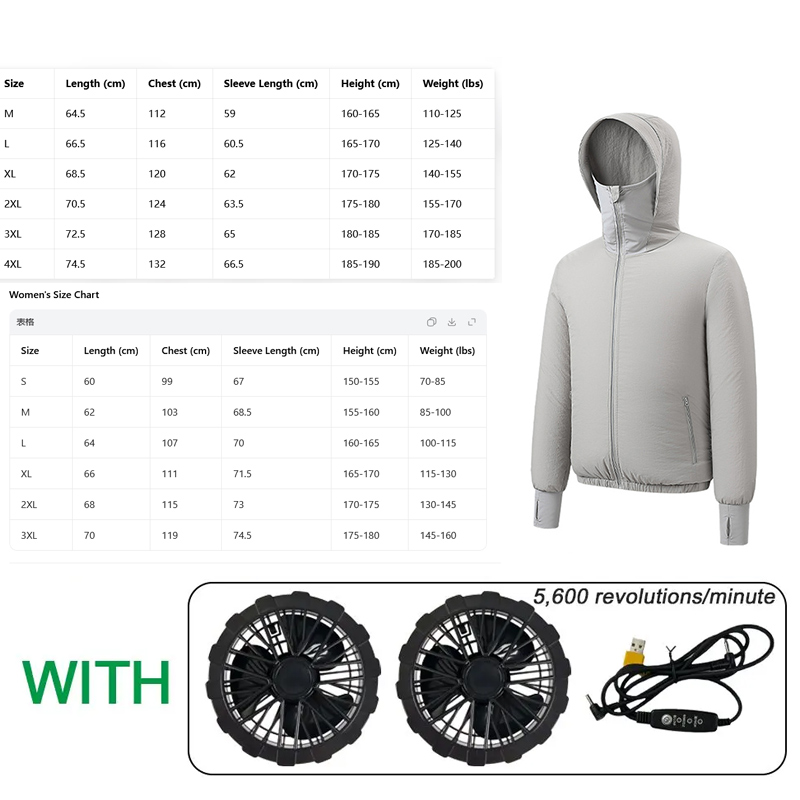 Summer Sport Fan Air Condition - огляд і ціна Outdoor Sport Jacket Brand