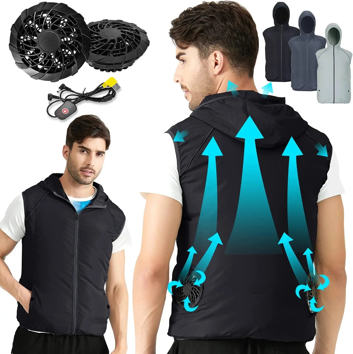 Summer Sport Fan Air Condition - огляд і ціна Outdoor Sport Jacket Brand