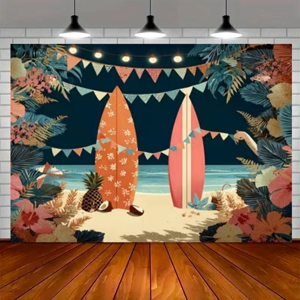Summer Surfboard Theme Backdro - огляд і ціна Outdoor Sport Background