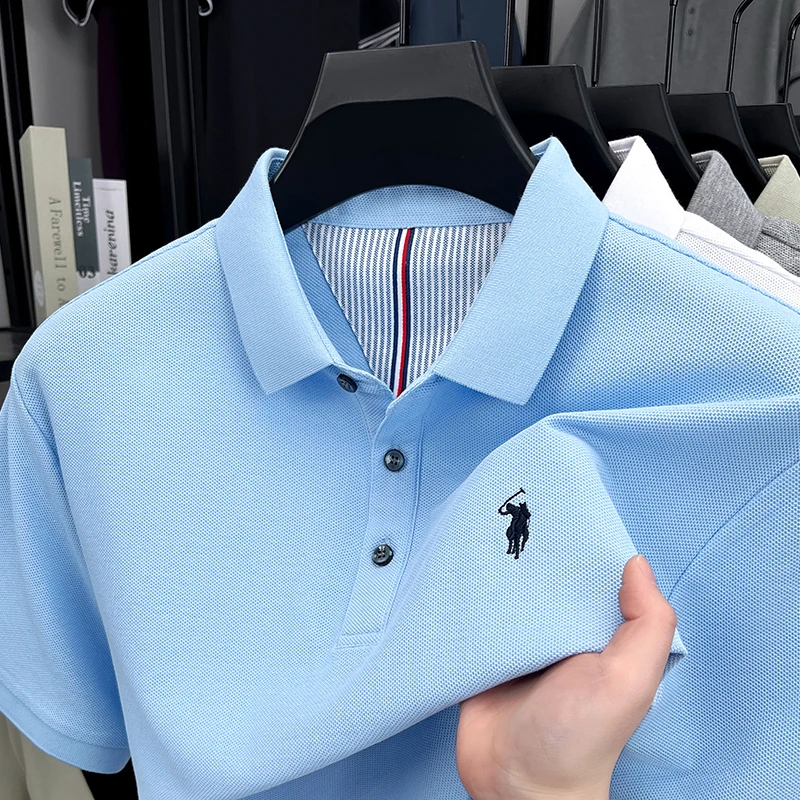 Men's 100% Cotton Short Sleeve - огляд і ціна Polo Shirt Equestrian
