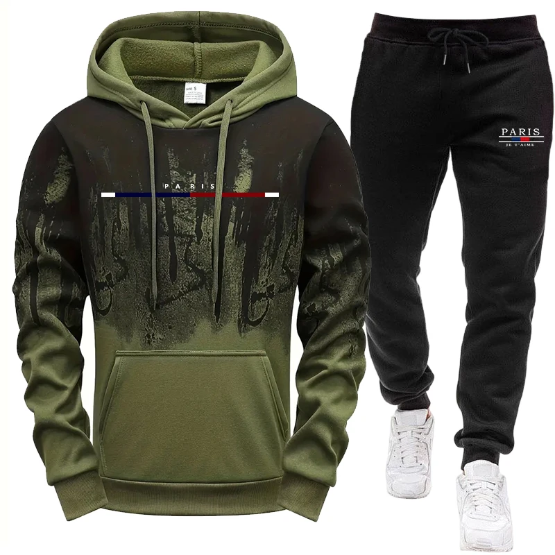 Men's Set/Hoodie/Pants Autumn  - огляд і ціна Outdoor Sportswear