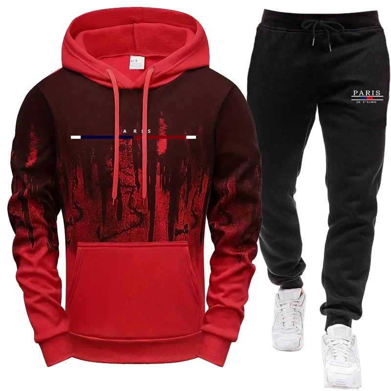 Men's Set/Hoodie/Pants Autumn  - огляд і ціна Outdoor Sportswear