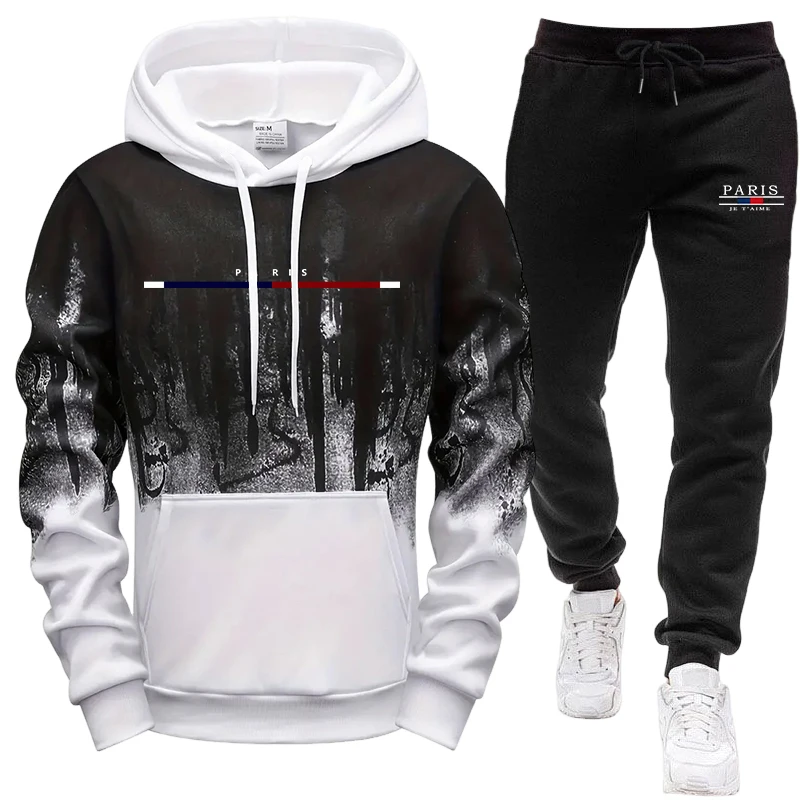 Men's Set/Hoodie/Pants Autumn  - огляд і ціна Outdoor Sportswear