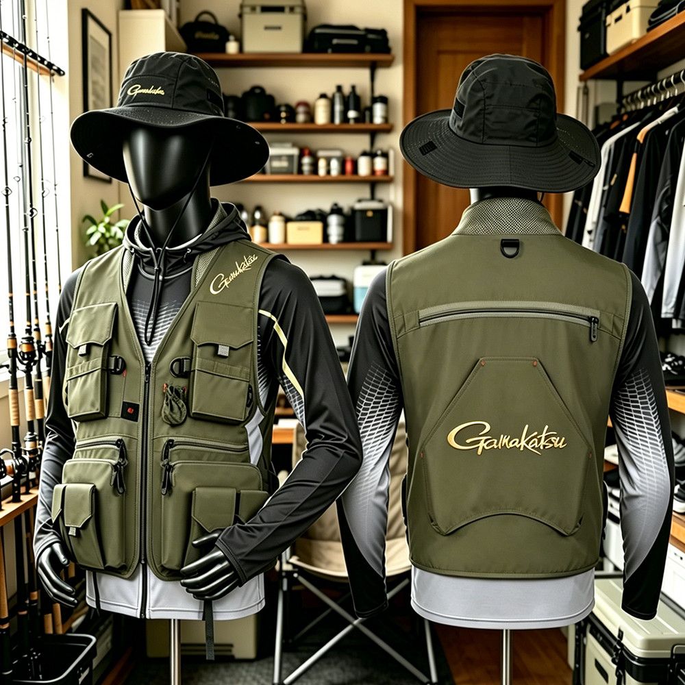 Gamakatsu Men Multi-Pocket Fis - огляд і ціна Outdoor Sport Jacket
