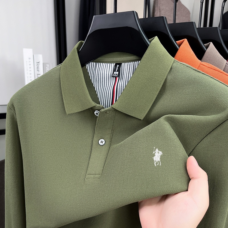 Autumn new men clothing brand  - огляд і ціна Polo Shirt Equestrian