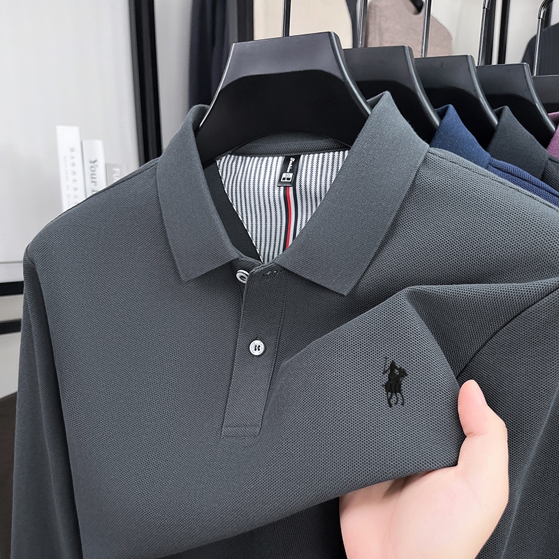 Autumn new men clothing brand  - огляд і ціна Polo Shirt Equestrian